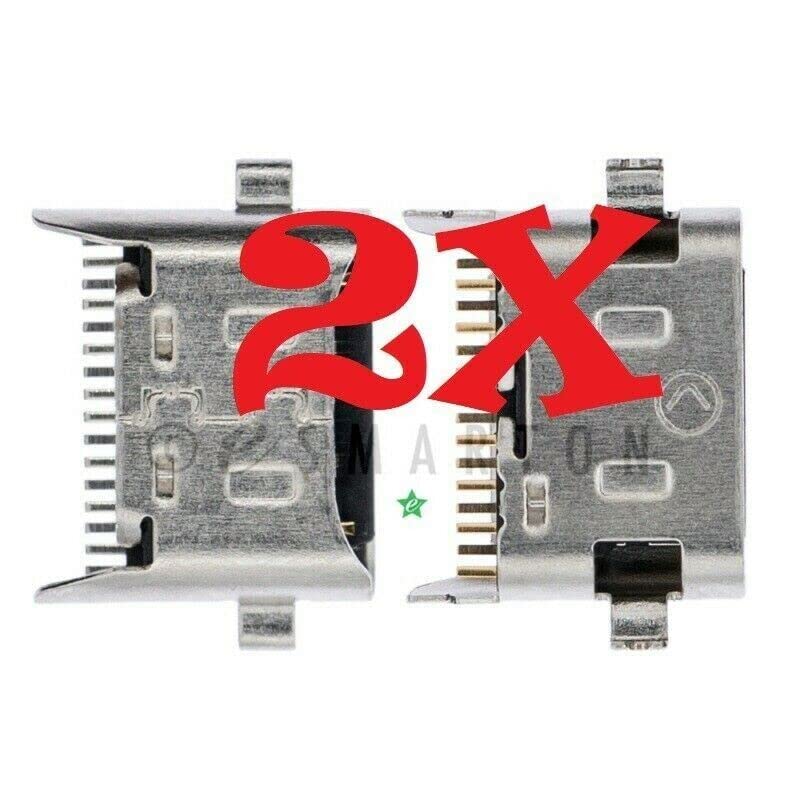 ePartSolution 2X Replacement for T-Mobile REVVL V 4G (TMRVL4G) Charging Port USB Charger Dock Connector USB Port Type C USA (2pcs)