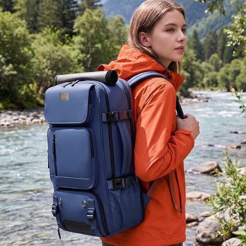 Image of REDHORNS Multifunctional 3-In-1 Anti-Theft Handbag /Multi-Purpose Cross body Bag, 16-Inch Business Laptop with USB port, Unisex 30L Water-Resistant Bag, fits for Camping, Outdoor, Travel