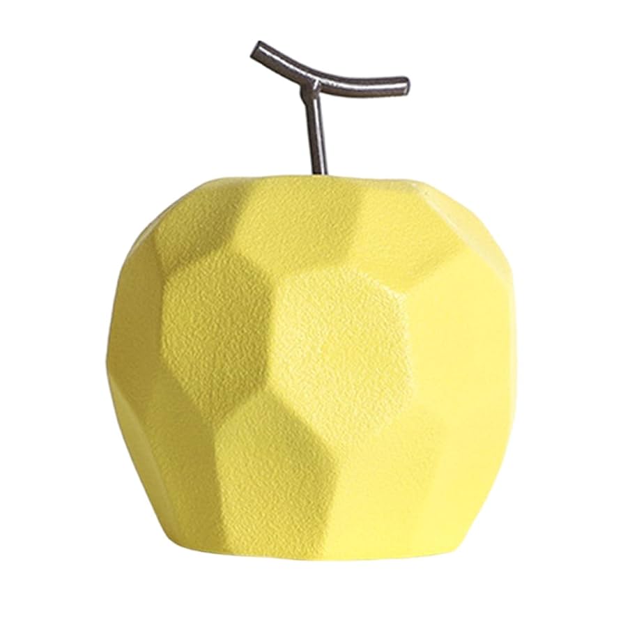 黄色の梨型置物 幾何学デザイン 51iOmmt0mYL._UF894,1000_QL80_.jpg