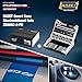 HAZET Smart Case Socket Wrench Set [Porsche Motorsport Edition Limited Edition] 2200SC-2-PD 50-Piece Set, 1/4-Inch Ratchet Handle, Socket & Bit, Automotive Maintenance, DIY, Work Tools, Professional