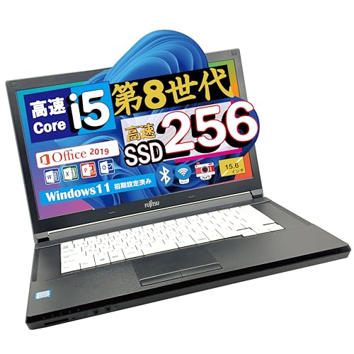 Amazon.co.jp: 富士通 第8世代Core i5, 15.6型, SSD搭載, 8GB