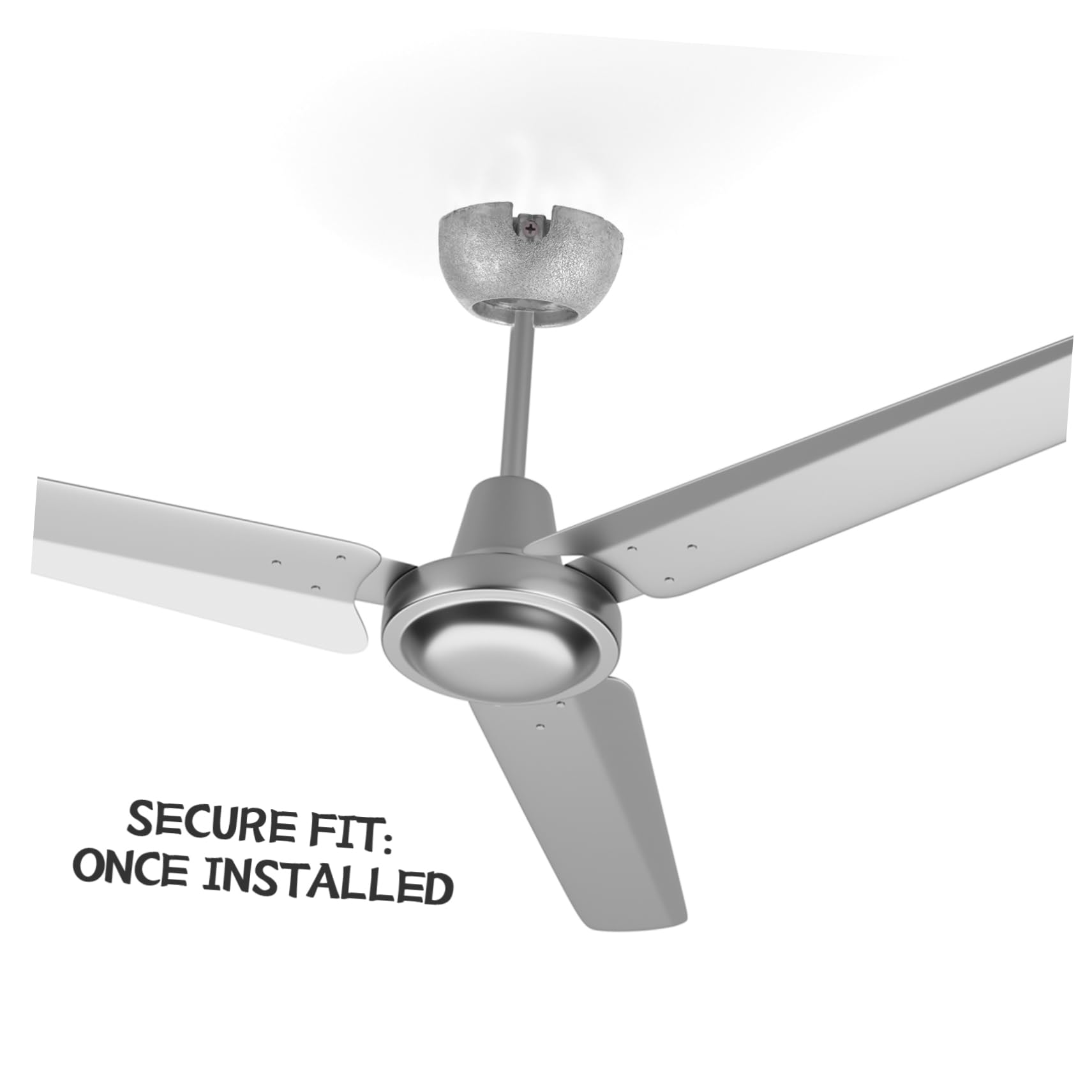 SHINEOFI accessoires pour ventilateurs de plafond support suspendu pour les ventilateurs de plafond accessoire de ventilateur collection de supports suspendus alliage d'aluminium