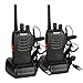 Produktbild BAOFENG BF-88E PMR Funkgerät Set Walkie Talkie 16 Kanäle wiederaufladbar 1500mAh Akku Handfunkgerät mit Headset, Lizenzfrei (2 Stücke)