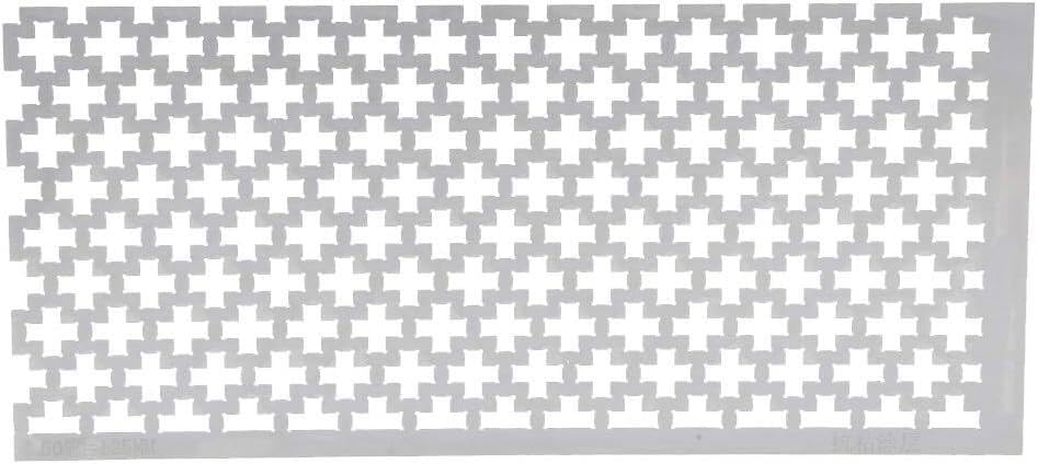 Stainless Steel Ruler 5D Square Diamond Drawing Ruler Rhinestones Dotting Point Tool Cross‑Stitch Embroidery Art Supplies Decor