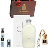DESİGNER BRAND COLLECTİONS-Colognes for Man 3 Pieces Set Bundle With Ck One Cologne Eau de Toilette 6.7 OZ - 5ml Refillable Perfume Atomiser- Hanging Car Smells-Fragrance Gift Set for Men