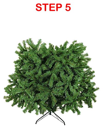 Luxury 5ft 6ft 7ft 8ft 9ft 10ft 12ft Green Artificial Christmas Trees -Bushy High Tip Count Xmas Trees (7ft / 210cm) - Image 5