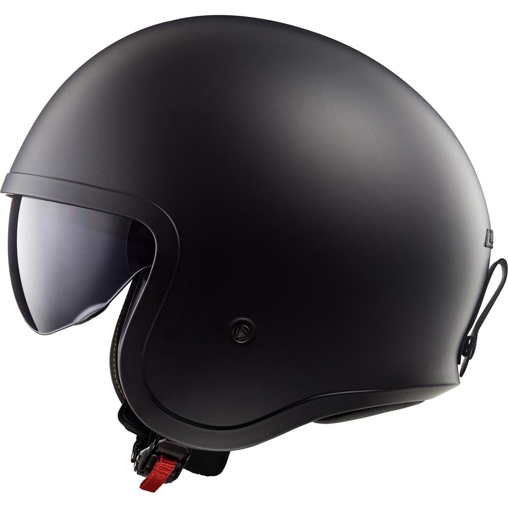 LS2, Jet Motorradhelm SPITFIRE II SOLID Matt Black, XS | Helmvisier