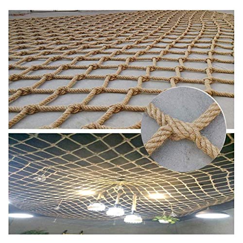 MBTY Rope Netting Heavy Duty Outdoor Railing Decor Hemp Rope Cargo Net Child Playground Climbing Netting Stair Fence Kids Swing Hammock Safety Net (Size : 13m(39ft)) MBTY Rope Netting Heavy Duty Outdoor Railing Decor Hemp Rope Cargo Net Child Playground Climbing Netting Stair Fence Kids Swing Hammock Safety Net (Size : 13m(39ft))