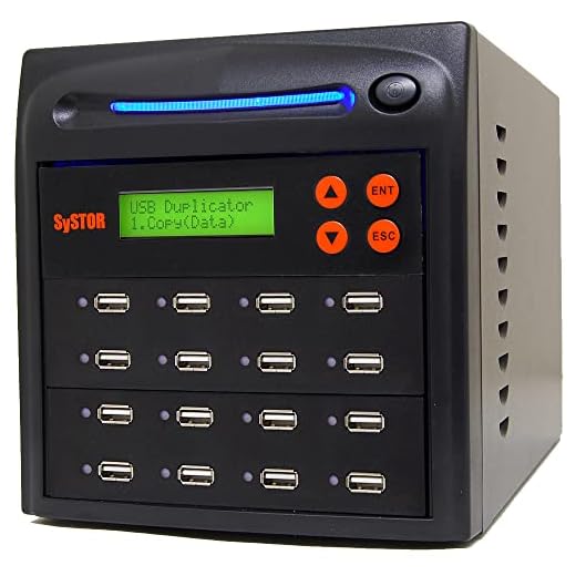 SySTOR 1 to 15 Multiple USB Thumb Drive Duplicator/USB Flash Card Copier (SYS-USBD-15)
