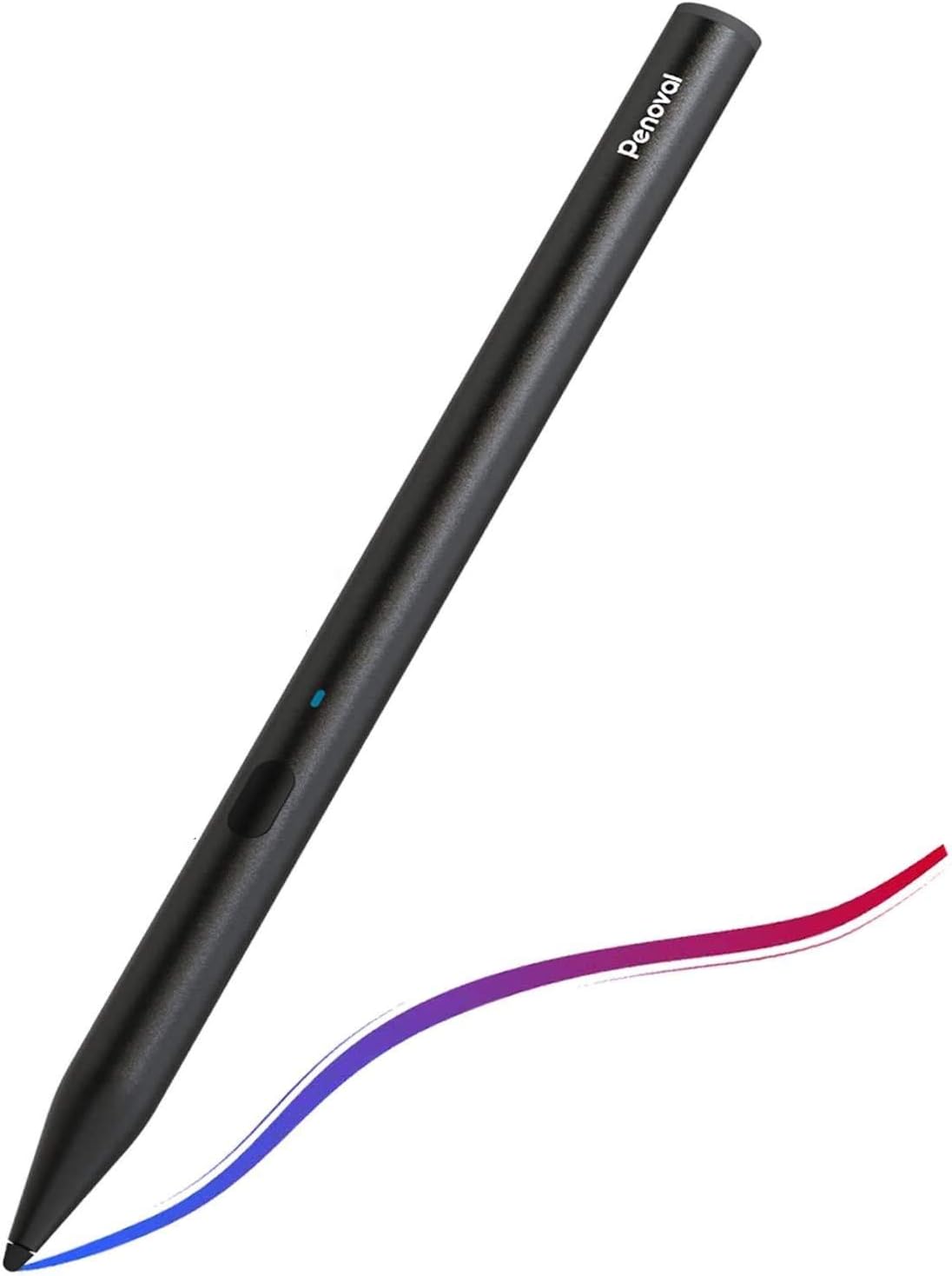 KABCONStylus Pen Compatible with iPad,Palm Rejection Stylus for iPad Pro 11-in & 12.9-in,iPad Air 3,iPad 2018(6th),iPad Mini 5,Drawing/Handwriting Rechargeable Digital Pen with 2mm Replaceable Tips