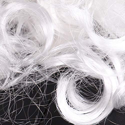 PRETYZOOM Kerstmankostuum baard wit bushy valse krullende baard kerstman kleding accessoires snor themafeest Kerstmis carnaval rollenspel kostuum accessoire foto rekwisieten - Image 5