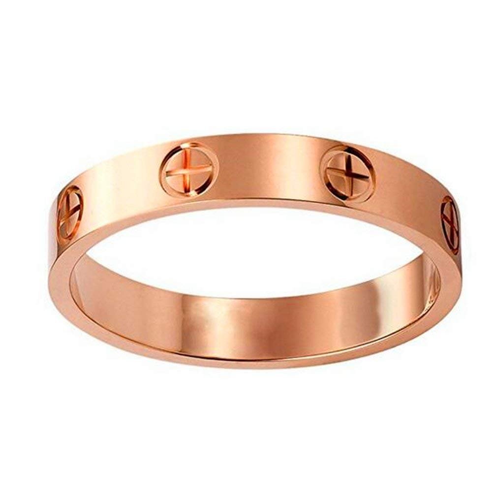 Love Ring-Lifetime Just Love You for Men Women(rose 6)