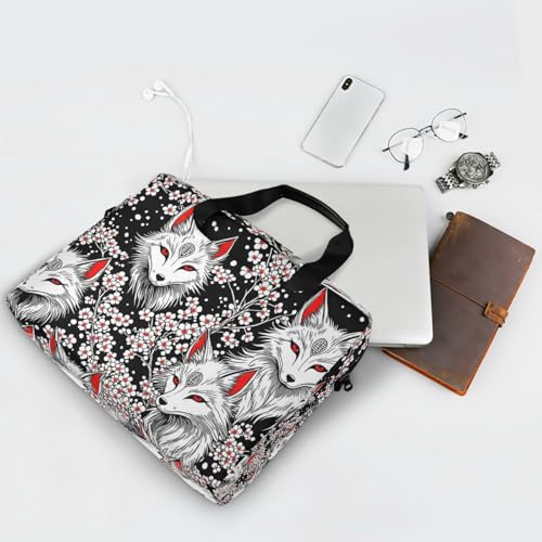 Maletín para laptop 15.6 pulg con estampado Cherry miniatura 7