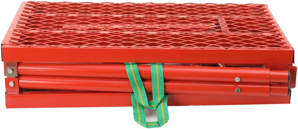 Adjustable Scaffolding Platform,Height Adjustment 29.5"-43.3", 770 lbs Portable Multi Purpose Work Platform for Car Washing/Repairing/Painting/Drywall