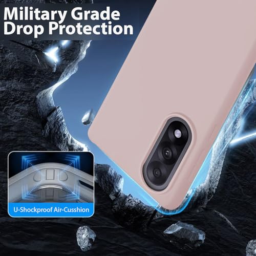 Image of LIRAMARK Liquid Silicone Soft Back Cover Case for OnePlus Nord 5 5G| Soft Micro-Fibre Lining Inside | Camera Protection Bump (Pink)