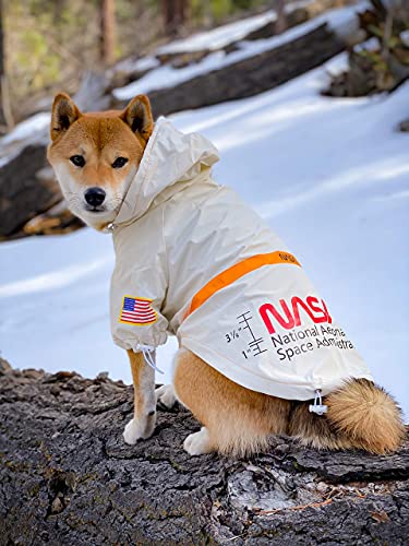 Chochocho Dog Raincoats, Reflective Rain Jacket Water Proof, Dog Nasa Costume, Dog Clothes, Pet Stylish Streetwear Outfit For Dogs Cat Puppy Small Medium Large #TOP2