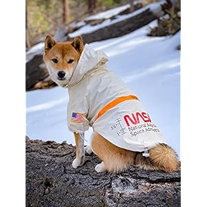 ChoChoCho NASA Dog Raincoats, Reflective Rain Jacket Water Proof, Dog NASA Costume, Dog Clothes, Pet Stylish Streetwear Outfit for Dogs Cat Puppy Small Medium Large (White, 3XL) ChoChoCho NASA Dog Raincoats, Reflective Rain Jacket Water Proof, Dog NASA Costume, Dog Clothes, Pet Stylish Streetwear Outfit for Dogs Cat Puppy Small Medium Large (White, 3XL)