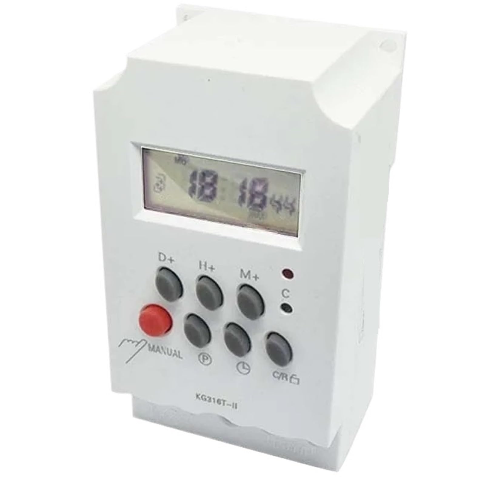 25A 220VAC Heavy Duty Weekly Programmable Digital Time Switch Relay Din rail Electronic 12V KG316T(220VAC)