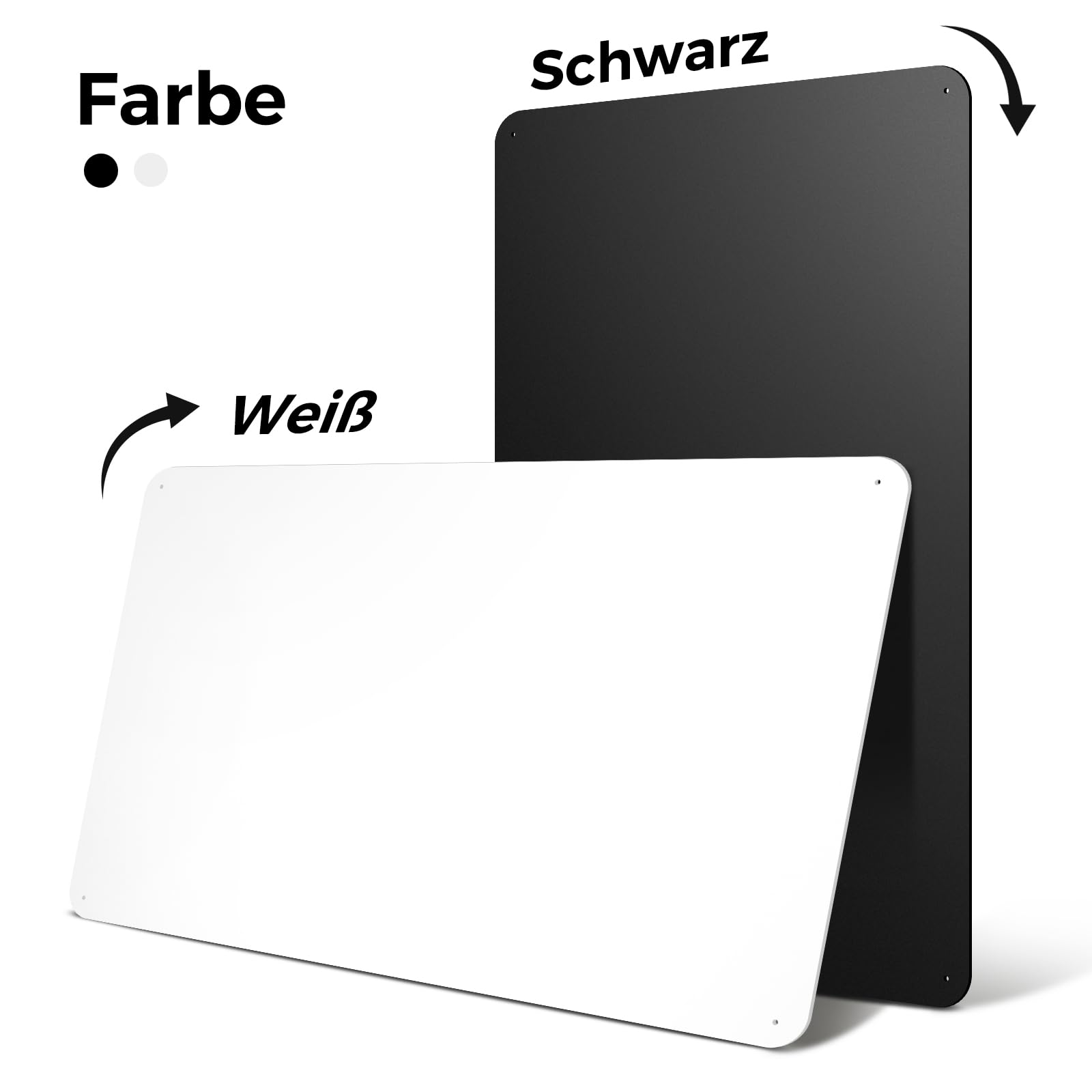 Pizarra magnética negra 50 x 80 cm: imanes de vacaciones con fuerte fuerza magnética para fotos y recuerdos, pared magnética mate para salón o oficina, ideal para los amantes de los viajes