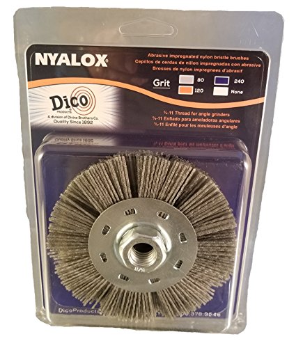 Dico Products 7200075 Winkelschleifer Bürstenrad, grau, 4,5 Zoll Cover