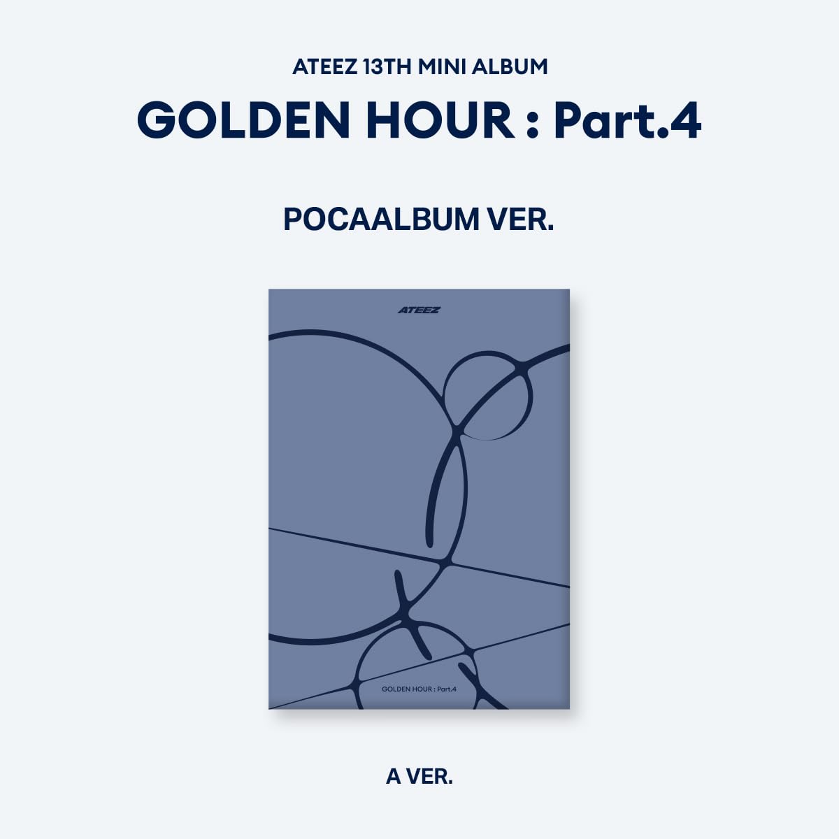 A-TEEZ - 13° mini album [GOLDEN HOUR Part.4] "Adrenaline" POCAALBUM (versione casuale)