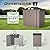GVDV 6x4 FT Outdoor Metal Storage Shed, Durable Garden Shed with Updated Frame Structure for Backyard, Patio, Tool Storage, All-Weather Shelter for Bike, Gardening Tools, Equipment, Pet