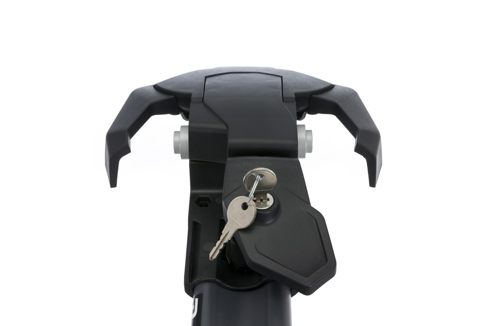 Peruzzo Pure Instinct 711 - Portabici Universale da Tetto, con Attacco a Forcella, Numero Max Bici 1, per Bici da 12" a 29'', Nero