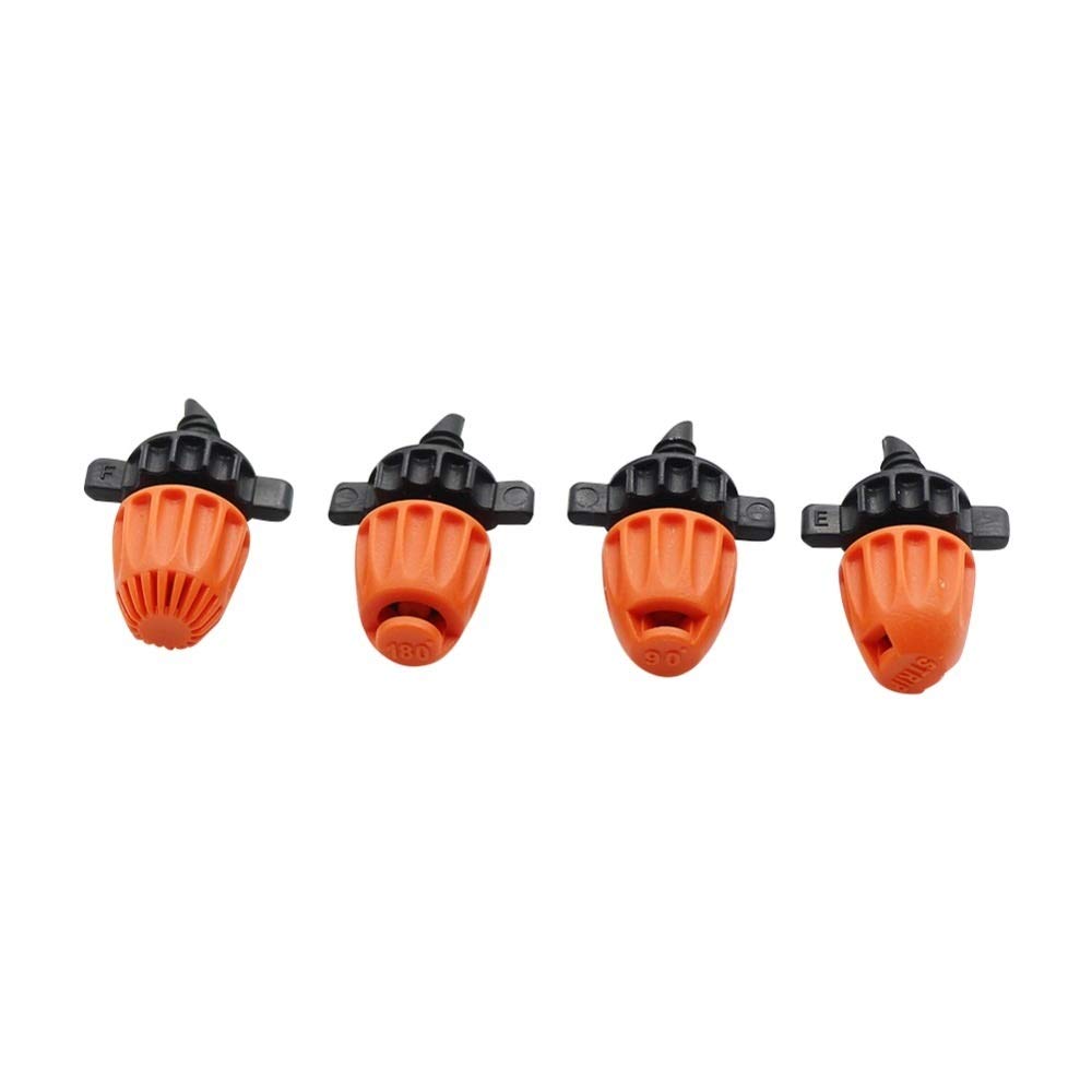 Irrigatore for prato da giardino Sistema di irrigazione Ugello a rifrazione con filettatura da 4 mm Angoli di spruzzo a strisce da 90 180 360 gradi Irrigazione da giardino Irrigatori for irrigazione a