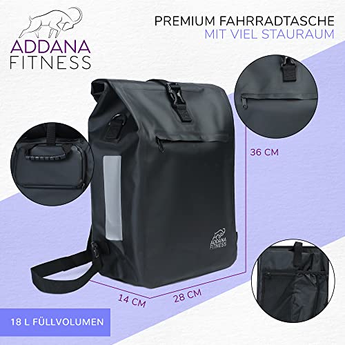 Addana Borsa da bicicletta 3 in 1 (18 L) - Zaino