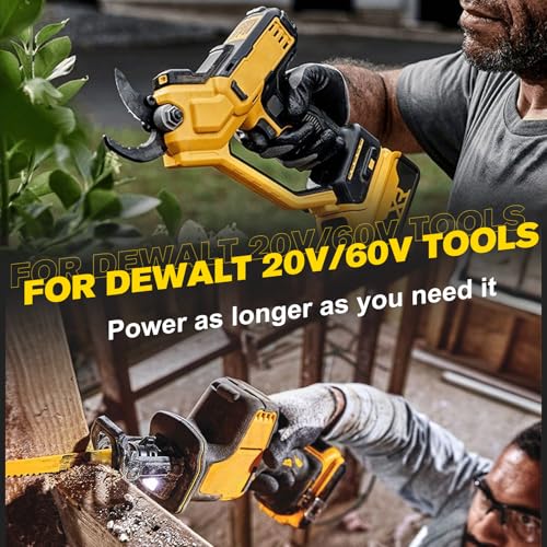 Image of 2Pack 9.0Ah DCB609 Replacement for Dewalt 20V 60V Flexvolt Max Battery Compatible with Dewalt 20 /60Volt Lithium-ion Battery DCB609 DCB606 DCB612 DCB200 DCB206 DCB207 DCB204 Cordless Power Tools