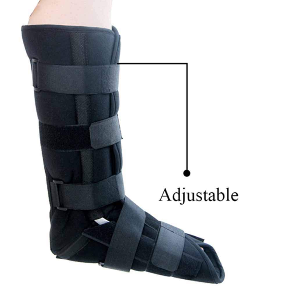Órtesis de Tobillo cómoda y Transpirable para la articulación del Tobillo, férula para Lesiones por esguince, Soporte de Tobillo,Black-S