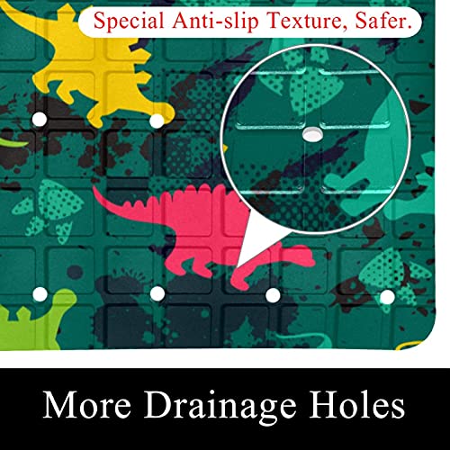 Tapis antidérapant pour baignoire avec trous de drainage Bennigiry - 3