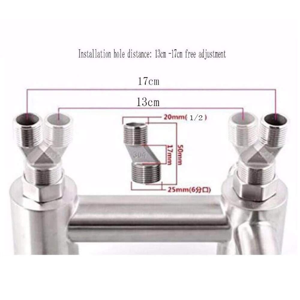 Wasserhahn Küche Wandarmatur Für Küche, Mit Spritzpistole Und 2 Wasserstrahlarten, Wasserhahn Wand Schwenkbarem 360°-Auslauf,Einfache Montage Küchenarmatur Wandmontage (Gebürstetes Nickel)