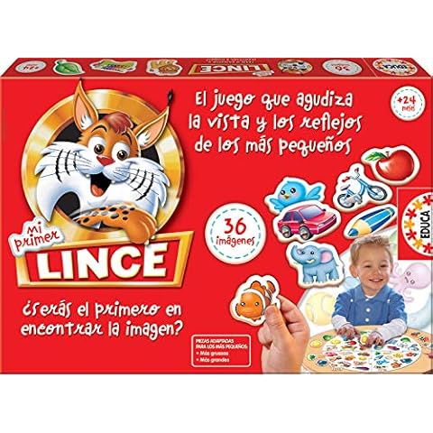 Educa - Mi Primer Lince 36 Imágenes. El Juego de Mesa para Niños Ayuda a Agudizar Vista y Reflejos, Toda la Diversión para Disfrutar con la Familia, a Partir de 2 años (15676) Cover
