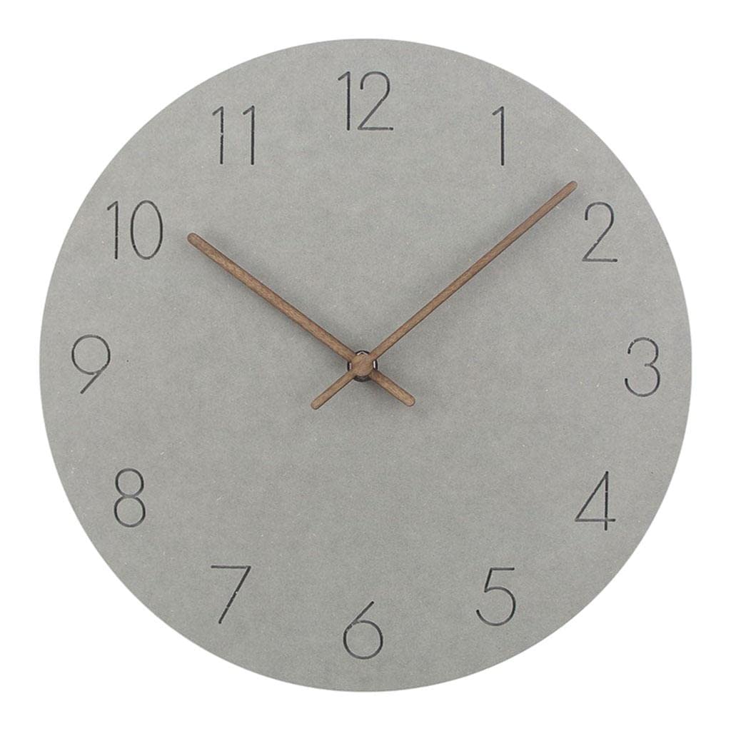 Horloge murale en bois silencieuse pour decorer un bureau ou un hotel