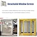 Flush Mounting Sliding Window,Black,30 29 28 27 26 25 24 23 22 21 20 Inch,50x22in / 127x56cm,for Little Basement Shed Chicken Coop Window with Screen