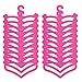 HDBD Appendiabiti per Bambole 20 Pezzi/Lotto Appendiabiti per Bambole Barbie Accessori Appendiabiti in plastica per Bambole per Bambini Regalo per Giochi di Imitazione