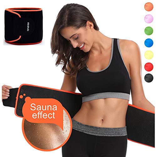 Abahub Waist Trimmer Trainer Belt,Ab Belt for Women and Men, Sport Sweat Workout