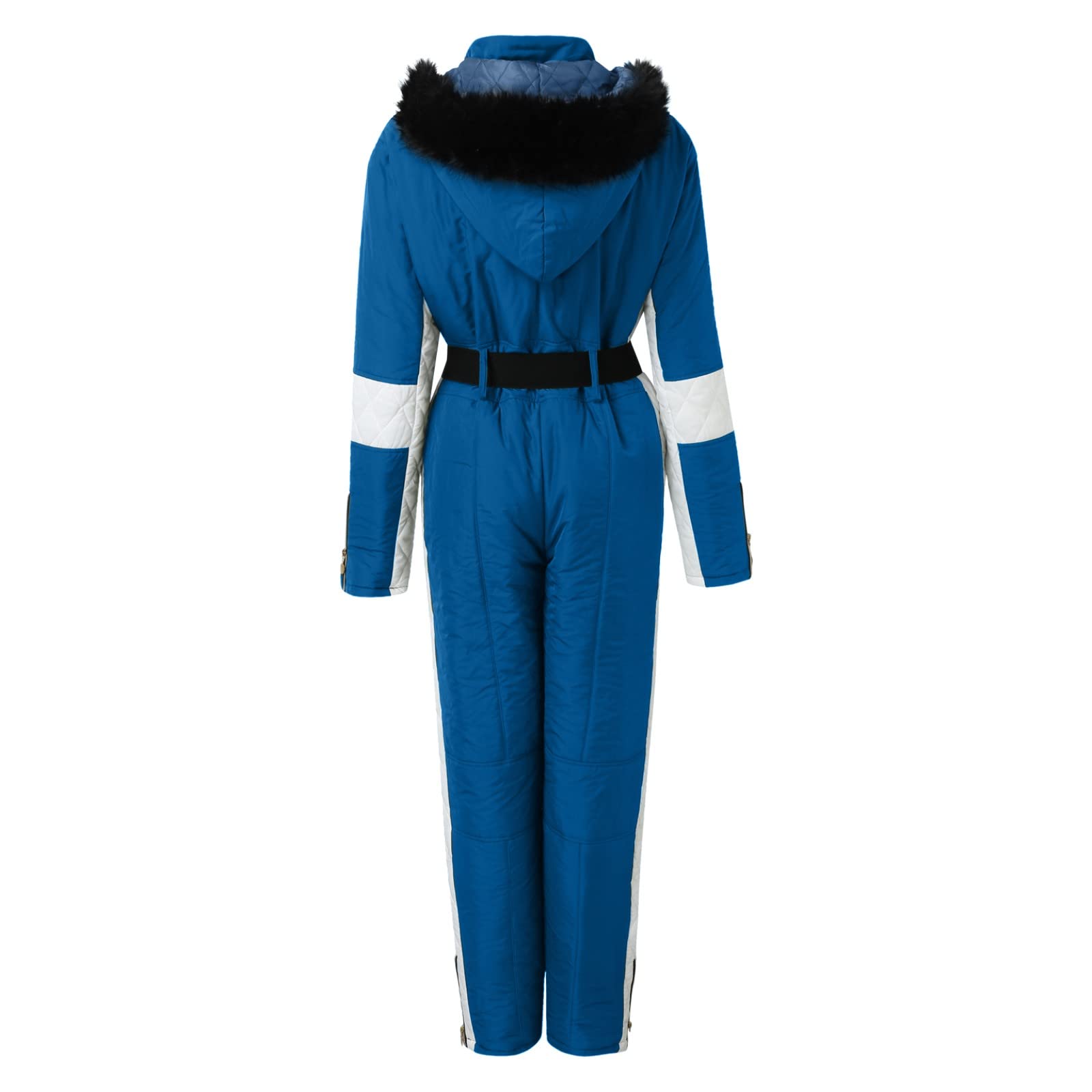 Generisch Skianzug Damen Schneeanzug Einteiliger Ski Overall Winter Warme Skioverall Ski Anzug Skifahren Sätze Outdoor Sport Mit Kapuze Reißverschluss Skianzüge Wasserdicht Skianzüge Damen Set