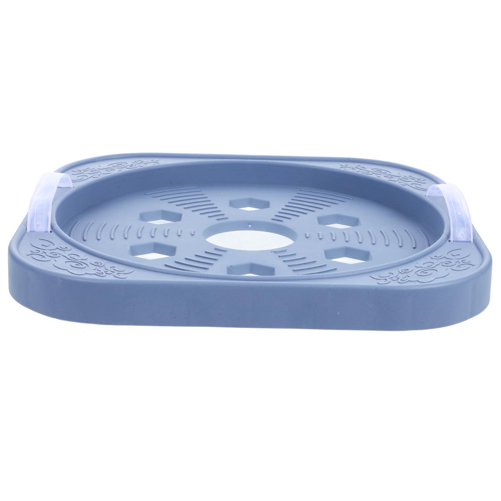 DECHOUS Movable Tank Tray with Wheels Portable Holder for Kitchen Strong Load Bearing Design Easy to Operate Keeps Area Clean and Tidy for Home and Restaurant