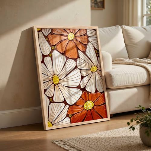 Image of kotart Aesthetic Art Home Decoration Painting | Paintings With Frame For Living Room Bed Room Hotel Wall Decor Digital Reprint (13x17 inch)