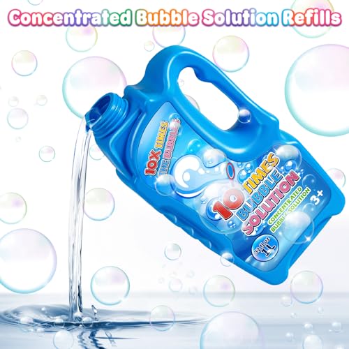 V-Opitos 32 oz Bubble Concentrated Solutions(1L/ 2.5 Gallon), Bubble Solution Refills for Bubble Wands, Bubble Machine, Bubble Gun, Bubble Mower, Bubble Party Favor - Thumbnail 2