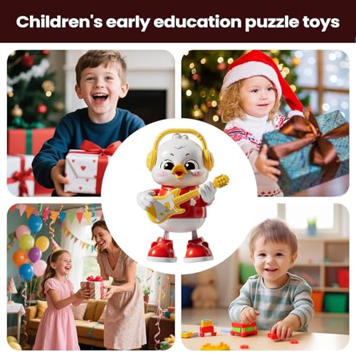 Canard dansant musical avec guitare jouet interactif enfant