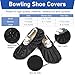 COITEK Bowling Shoe Covers, Shoe Protector Covers for Bowling Shoe Waterproof Reusable and Anti Slip (Large)