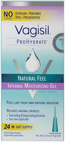 Vagisil Gel hidratante interno ProHydrate Natural Feel 8 ea (paquete de 2)