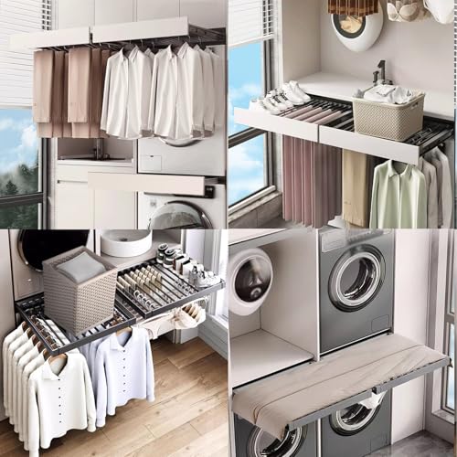 Étagère extensible pour pantalons et dressing invisible - 8