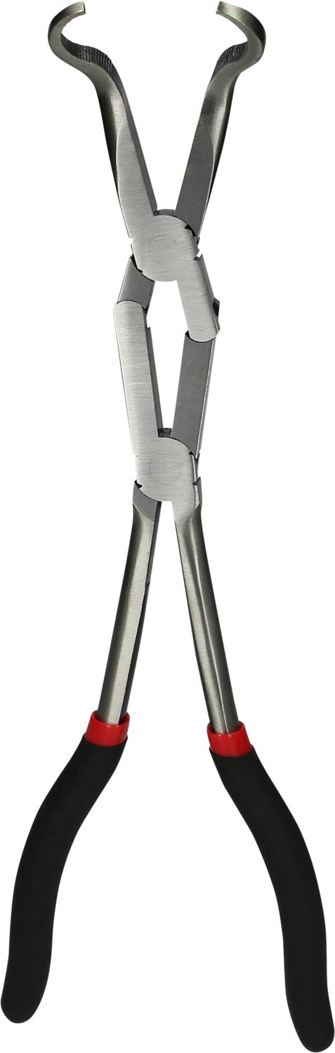 KS Tools 500.7205 Alicates de doble articulación para conectores de bujía Ø 19,0 mm, largo