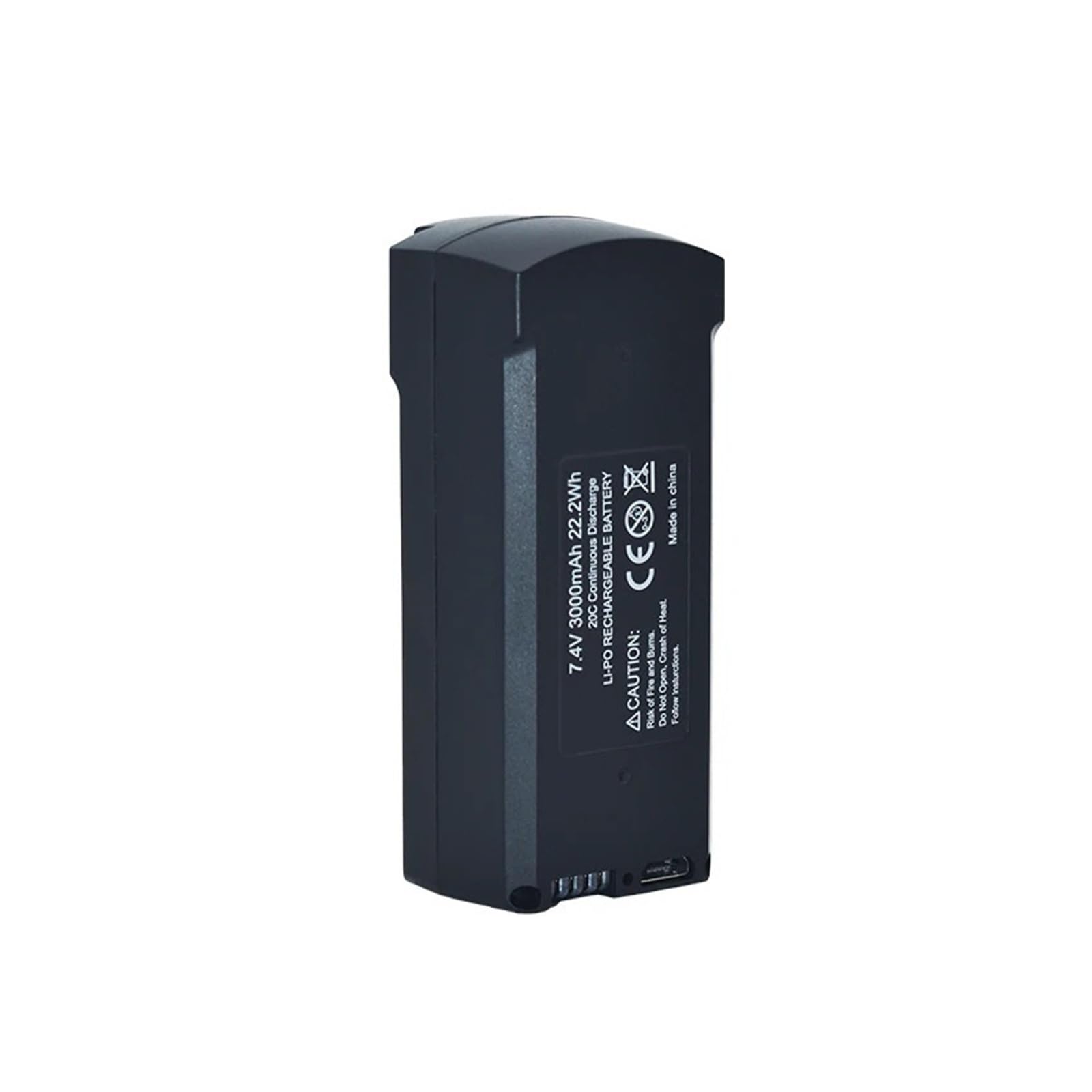 Bateria Lipo 7,4 V 3000 mAh, kompatybilna z akumulatorem do drona V198 MAX PRO RC Quadcopter Akcesoria zapasowe(As shown 2Pcs)