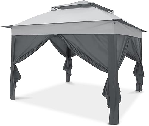 Miniatura 1 de COOS BAY Tienda de campaña instantánea desplegable de 11 x 11 pulgadas con 4 paredes laterales, refugio para exteriores con bolsa de transporte,