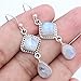 Kanika Jewelry Trove 925 Sterling Silver Moonstone Handmade Drop And Dangle Earrings for Women & Girl
